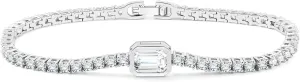 14K Gold Plated 2.5mm CZ Tennis Bracelet For Women and Men Classic Round-cut Simulated Diamond Bracelet Size 6.5-8Inch