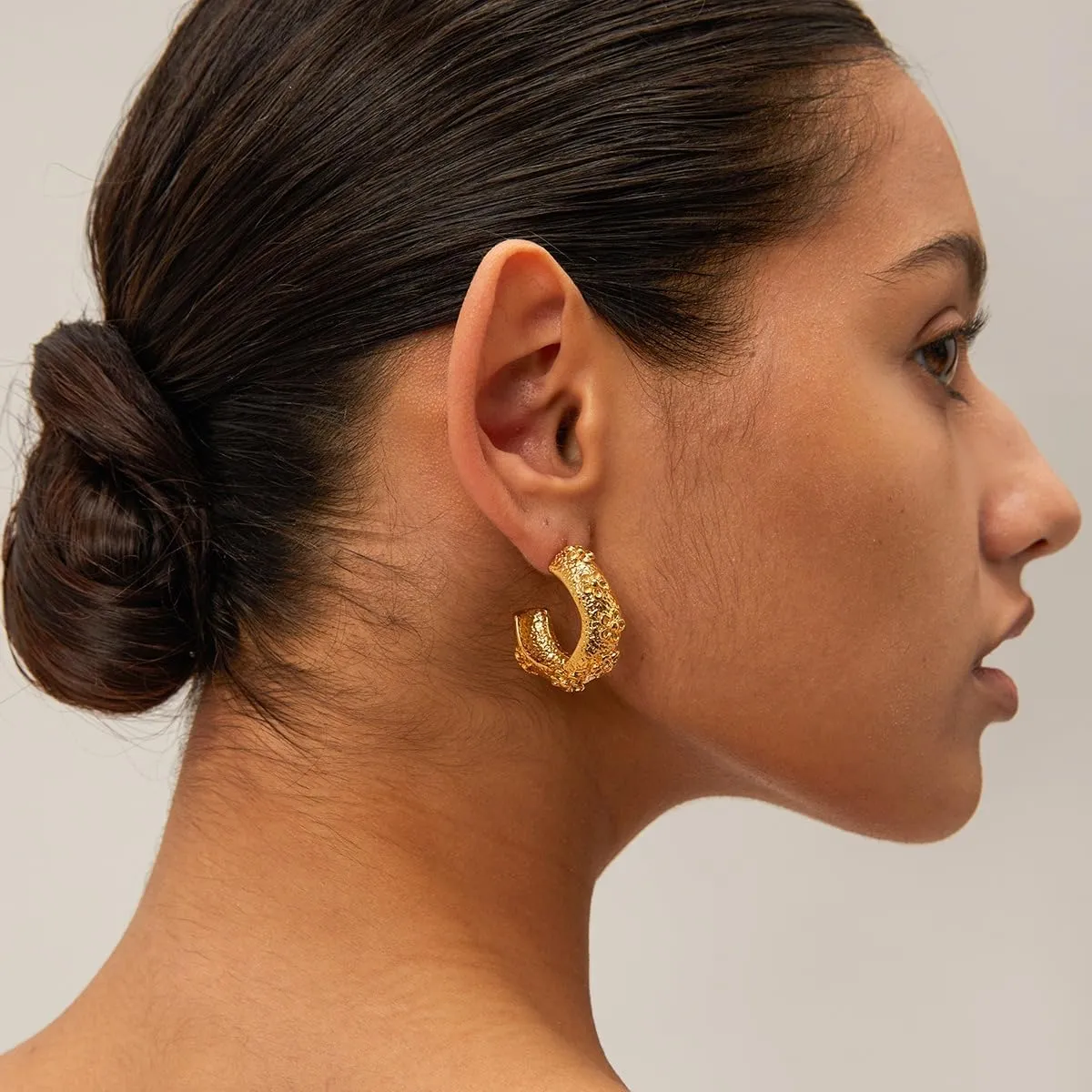 18K Gold Plated Stainless Steel Earrings - 7 Unique Designs - Hypoallergenic & Water-Resistant - Statement Jewelry for Women