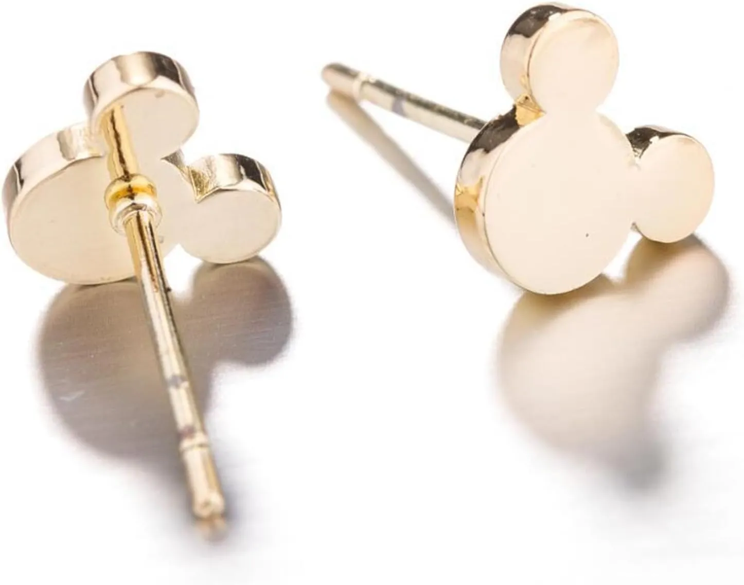4 Pairs Stainless Steel Tiny Mouse Stud Earrings for Women hypoallergenic earring Cute Animal Mouse Silhouette Button Stud Post Earrings Birthday Gifts