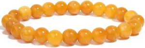 6/8/10mm Amber Mineral Beeswax Bracelet Natural Prayer Bracelet For Men Women