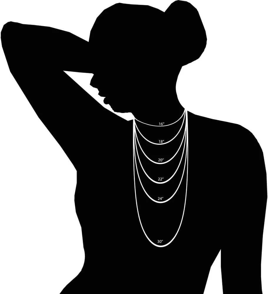 925 Sterling Silver .8MM Cable Chain Lobster Claw Clasp 16-30"