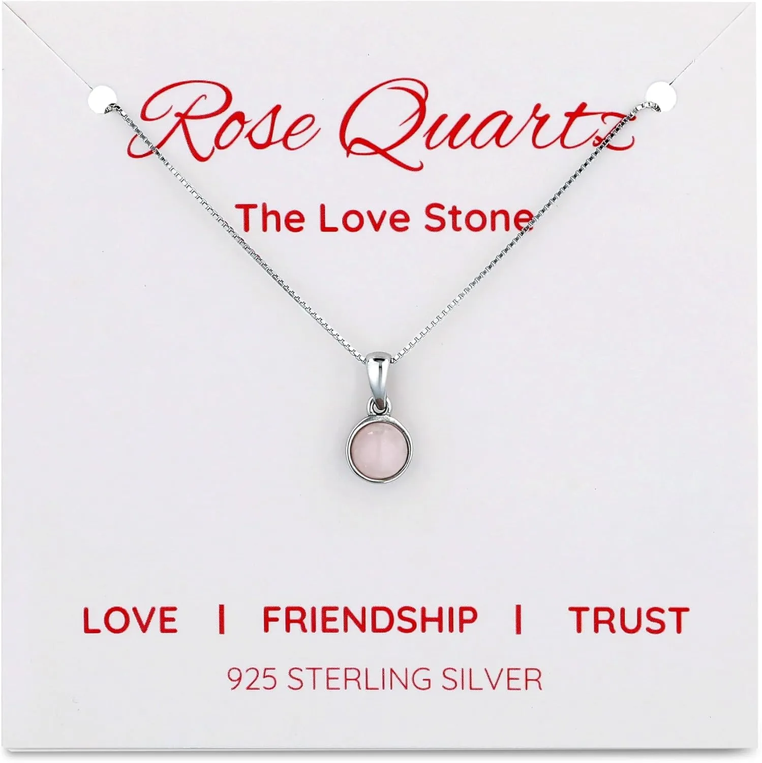 925 Sterling Silver Gemstone Necklace for Women, Crystal Necklaces for Women, Sterling Silver Necklace for Teens, Stone Necklace, Crystal Gifts for Women, Crystal Gifts. 1-year warranty.