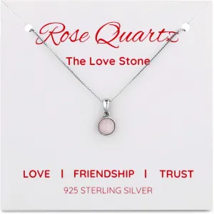 925 Sterling Silver Gemstone Necklace for Women, Crystal Necklaces for Women, Sterling Silver Necklace for Teens, Stone Necklace, Crystal Gifts for Women, Crystal Gifts. 1-year warranty.