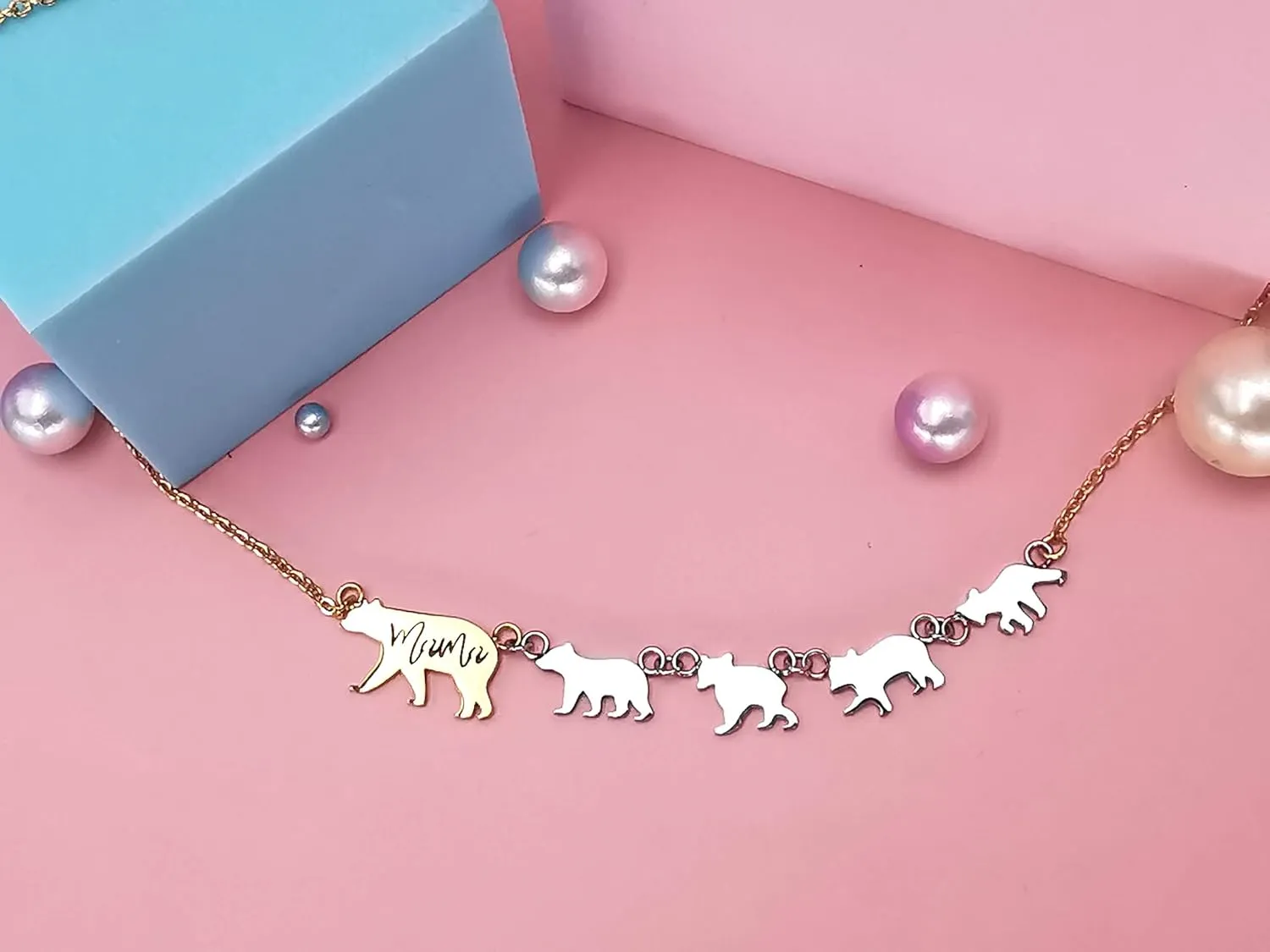 Beffy Mama Bear Necklace for Mom