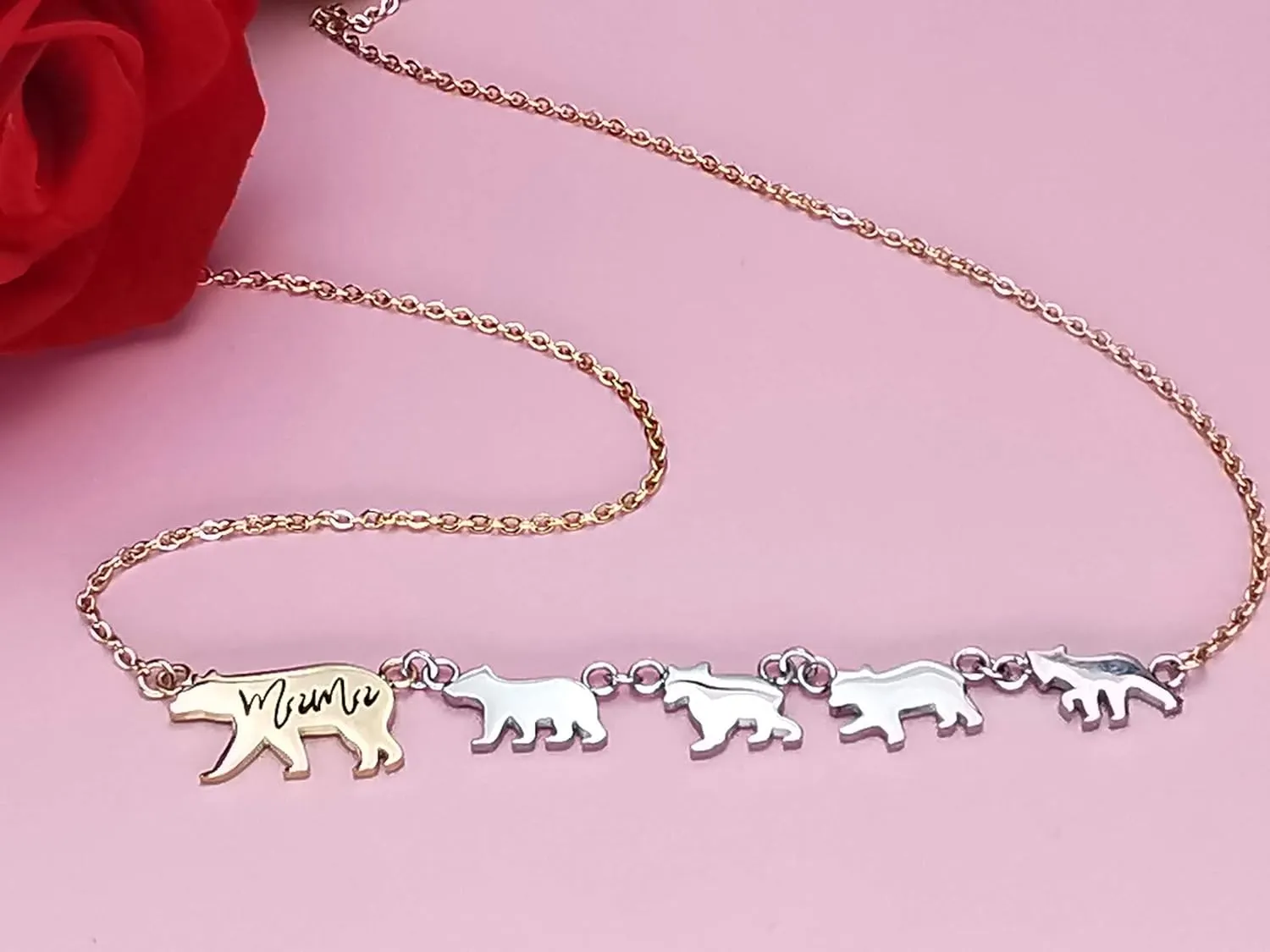 Beffy Mama Bear Necklace for Mom