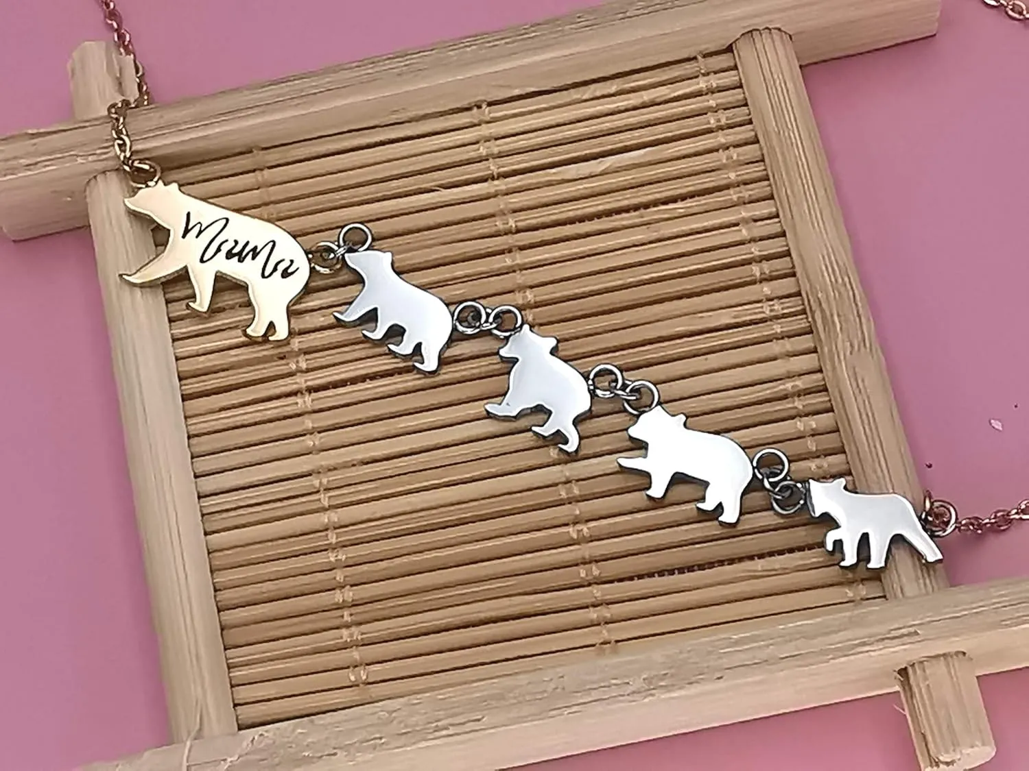 Beffy Mama Bear Necklace for Mom
