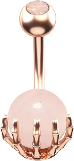 Belly Ring, Belly Rings Stainless Steel Stainless Steel 14G Belly Ring for Women Claw Design Wedding