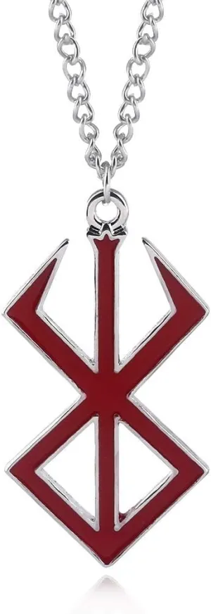 Berserker Guts Brand Of Sacrifice Necklace - Berzerk Sword Manga Pendant Chains - Gift for Men Women and Fans