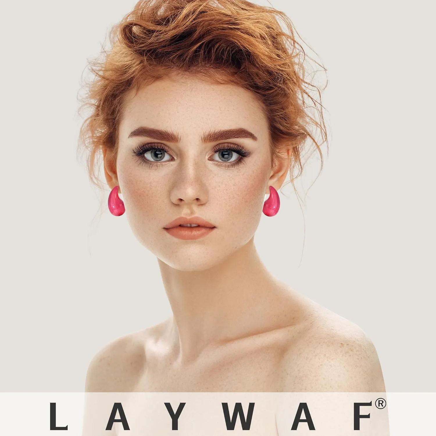 Big Hoop Earrings for Women Trendy, Teardrop Dangle Earrings Jewelry, Hypoallergenic 22K Gold Plated Stainless Steel Posts, Nickel Free Chunky Stud Earrings, Designer Duped Jewelry
