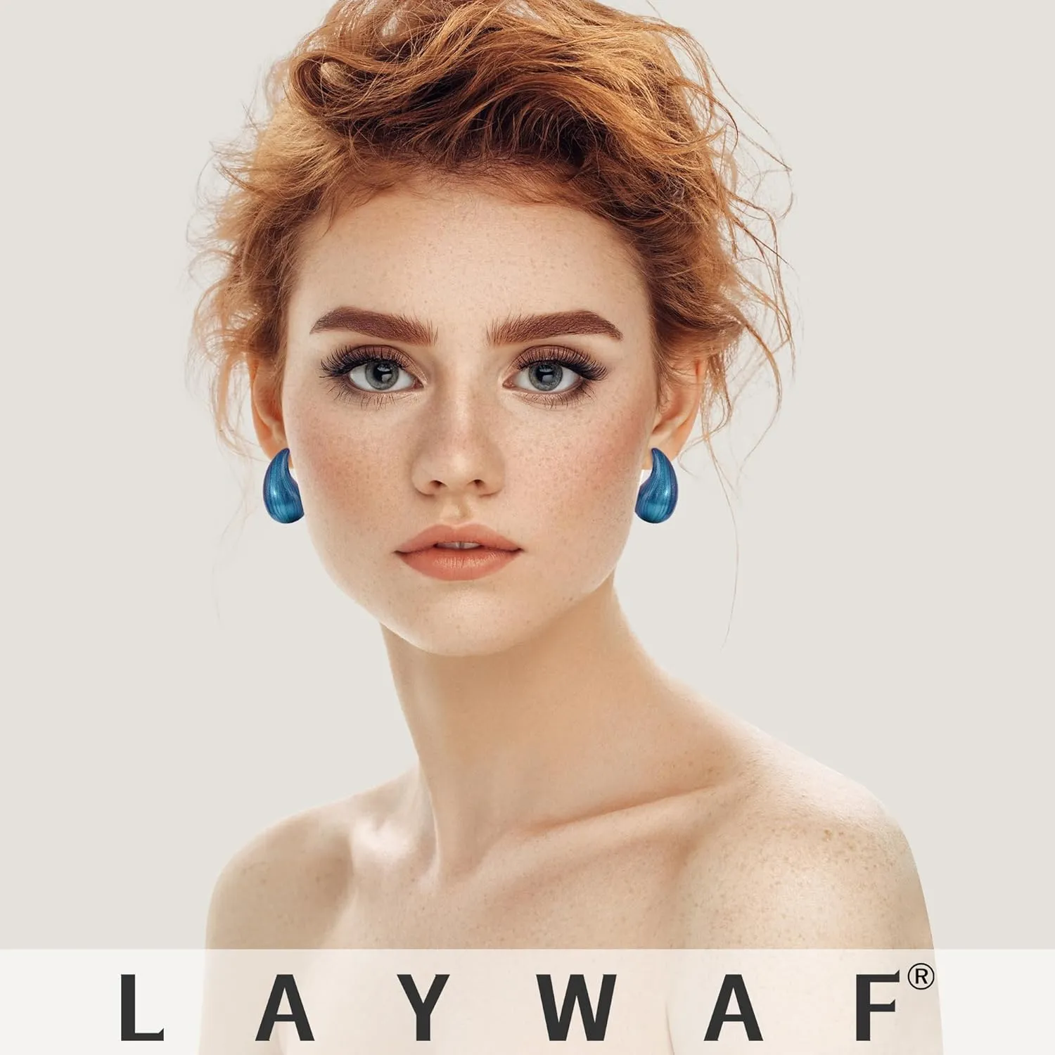 Big Hoop Earrings for Women Trendy, Teardrop Dangle Earrings Jewelry, Hypoallergenic 22K Gold Plated Stainless Steel Posts, Nickel Free Chunky Stud Earrings, Designer Duped Jewelry