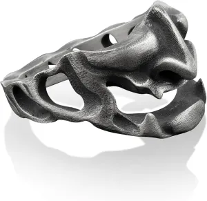 BySilverStone Jewelry - Demon Samurai Silver Minimalist Ring, Oni Mask Ring, 925 Sterling Silver Fantasy Ring, Best Friend Ring, Gothic Ring, Remembrance Gift