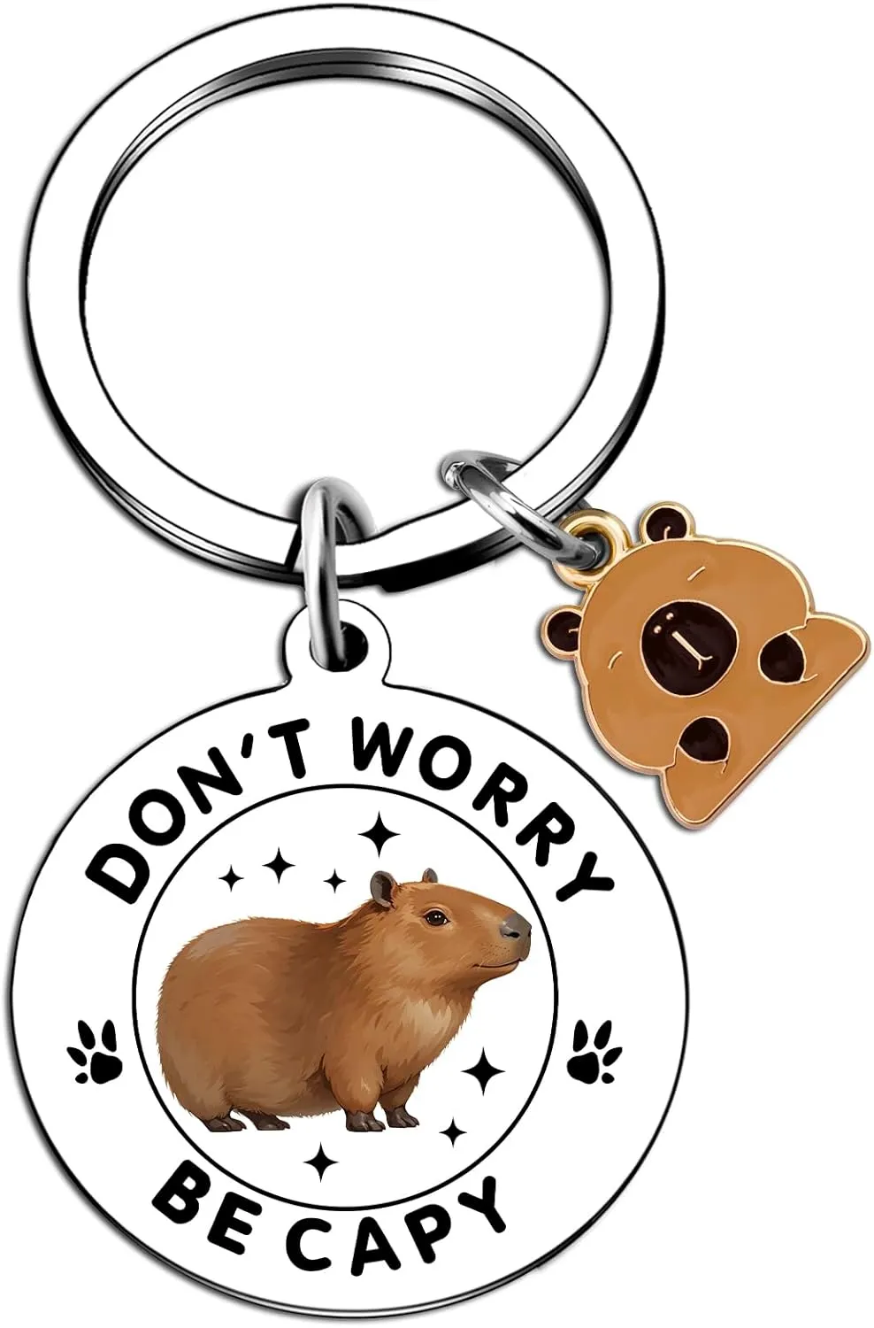 Capybara Gifts Capybara Keychain for Friends Capybara Stuff Key Chains Women Cute Inspirational Keychain Christmas Valentine's Day Birthdays Gifts