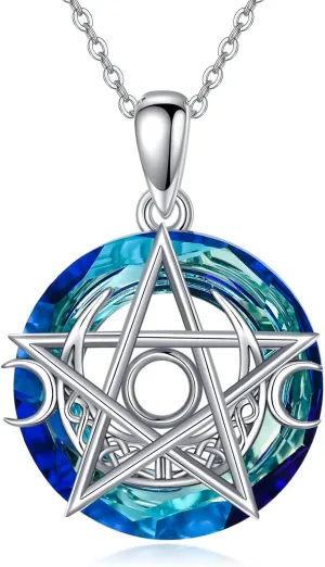 Celtic Tree of Life Necklace 925 Sterling Silver Claddagh Tree of Life Pendant Necklace, Celtic Tree of Life Urn Necklaces for Ashes Jewelry for Women Men Christmas Anniversary Birthday Mothers Day, 18 2 Inch