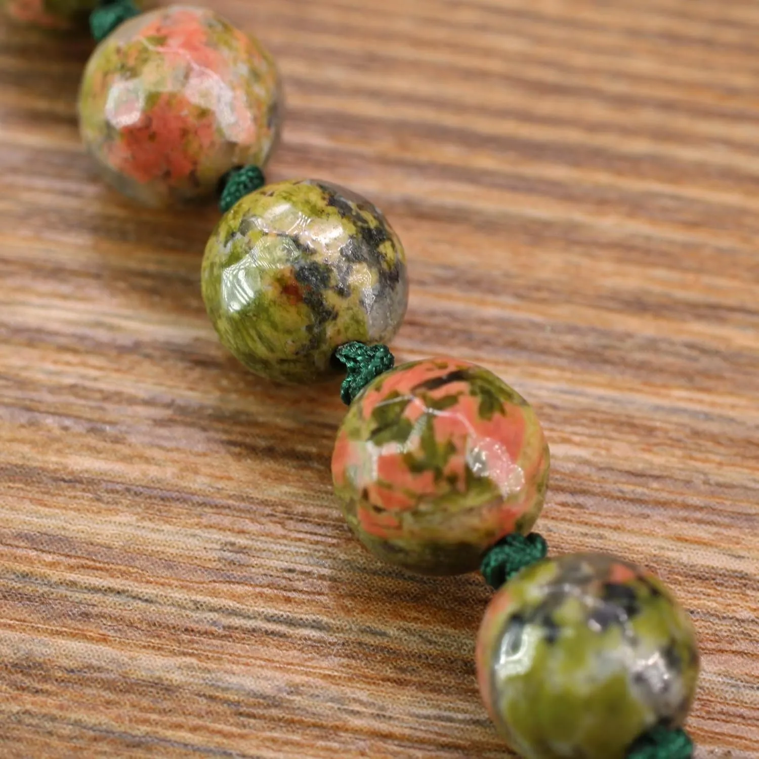 COAI OM Charm Hand Knotted Tassel 108 Mala Beads Necklace