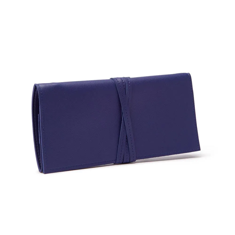 Croft Avenue Luna Travel Jewelry Roll: Navy-3046