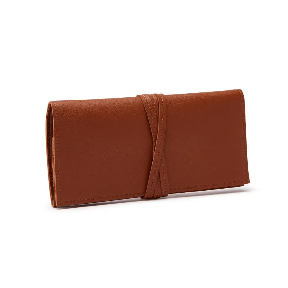Croft Avenue Luna Travel Jewelry Roll: Navy-3046