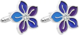 Cuff Links Mens, Cuff Links Groom Flower Men's Cufflinks Set Brass for Wedding Business