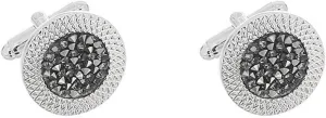 Cuff Links Mens Set, Men's Cufflinks Cuff Links for Men Round Alloy for Men