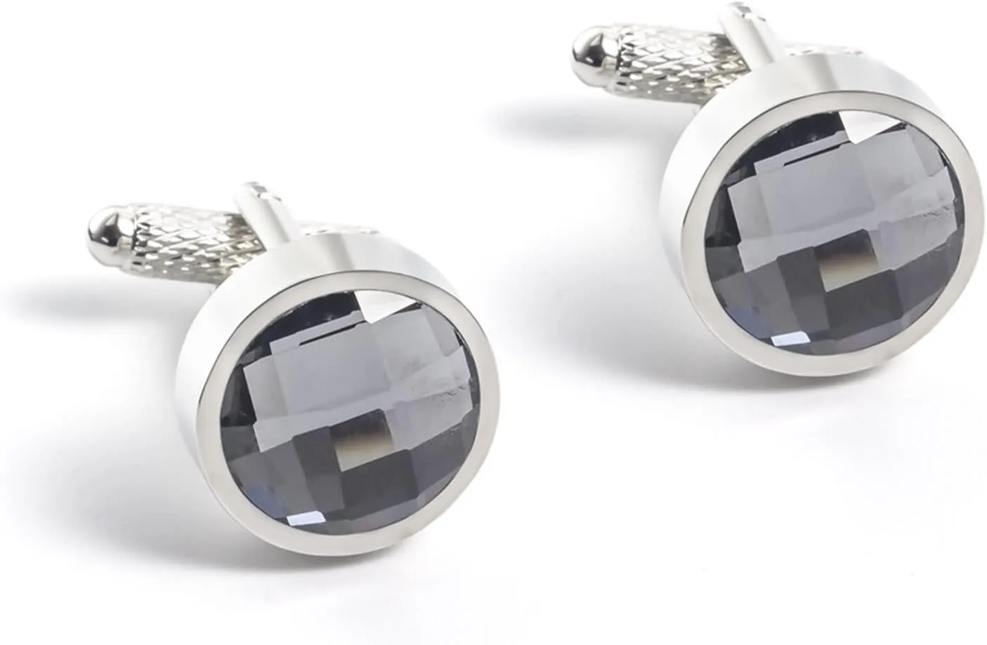 Cufflinks for Groom, Mens Cuff Links Sets Round Shape Dress Shirt Cufflinks for Son, Father, Husband, Boyfriend