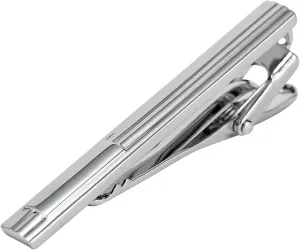 Cufflinks for Men, Cufflinks Organizer for Men Rectangular Silver Stainless Steel for Business Father's Day