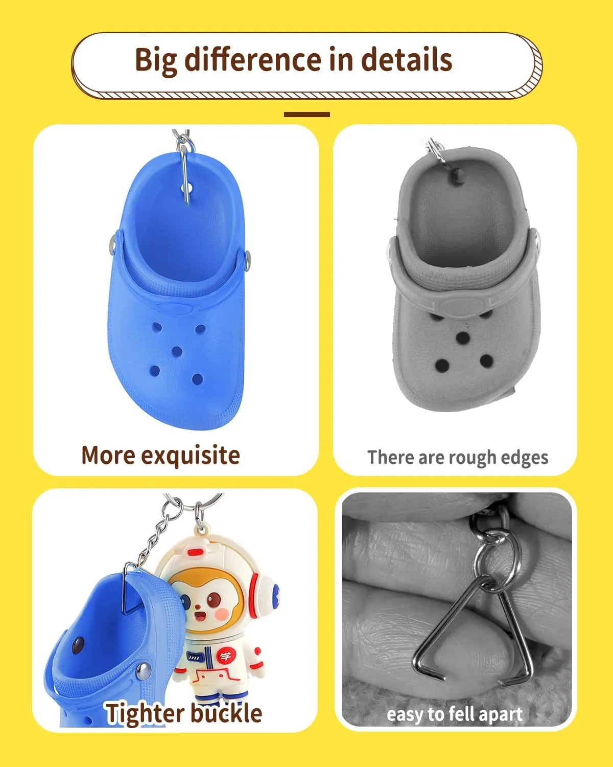 Cute Shoe Keychains Bulk for Women Men Kids Party Favors, Mini Key Chains for Car Handbag Backpack Birthday Gifts