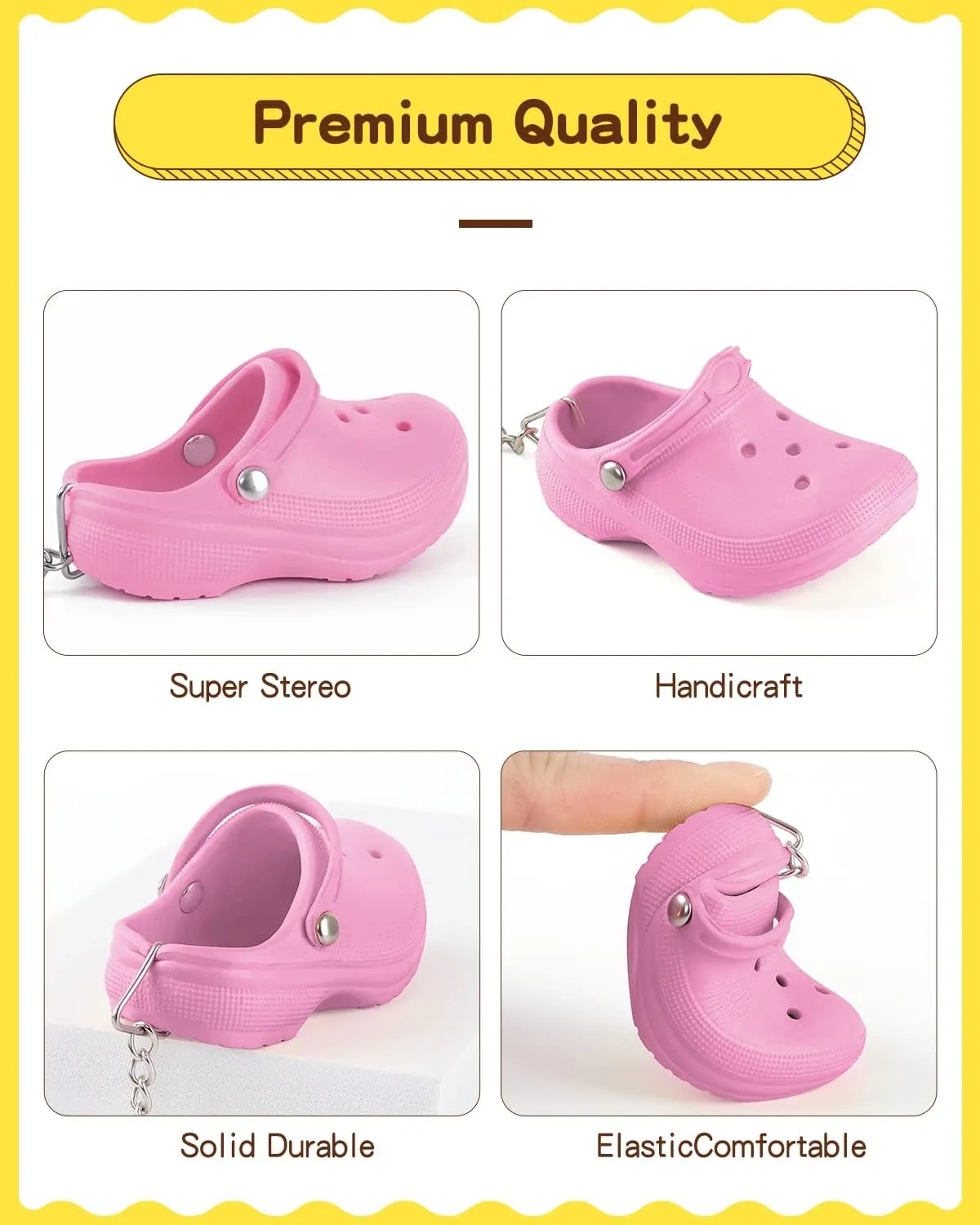 Cute Shoe Keychains Bulk for Women Men Kids Party Favors, Mini Key Chains for Car Handbag Backpack Birthday Gifts