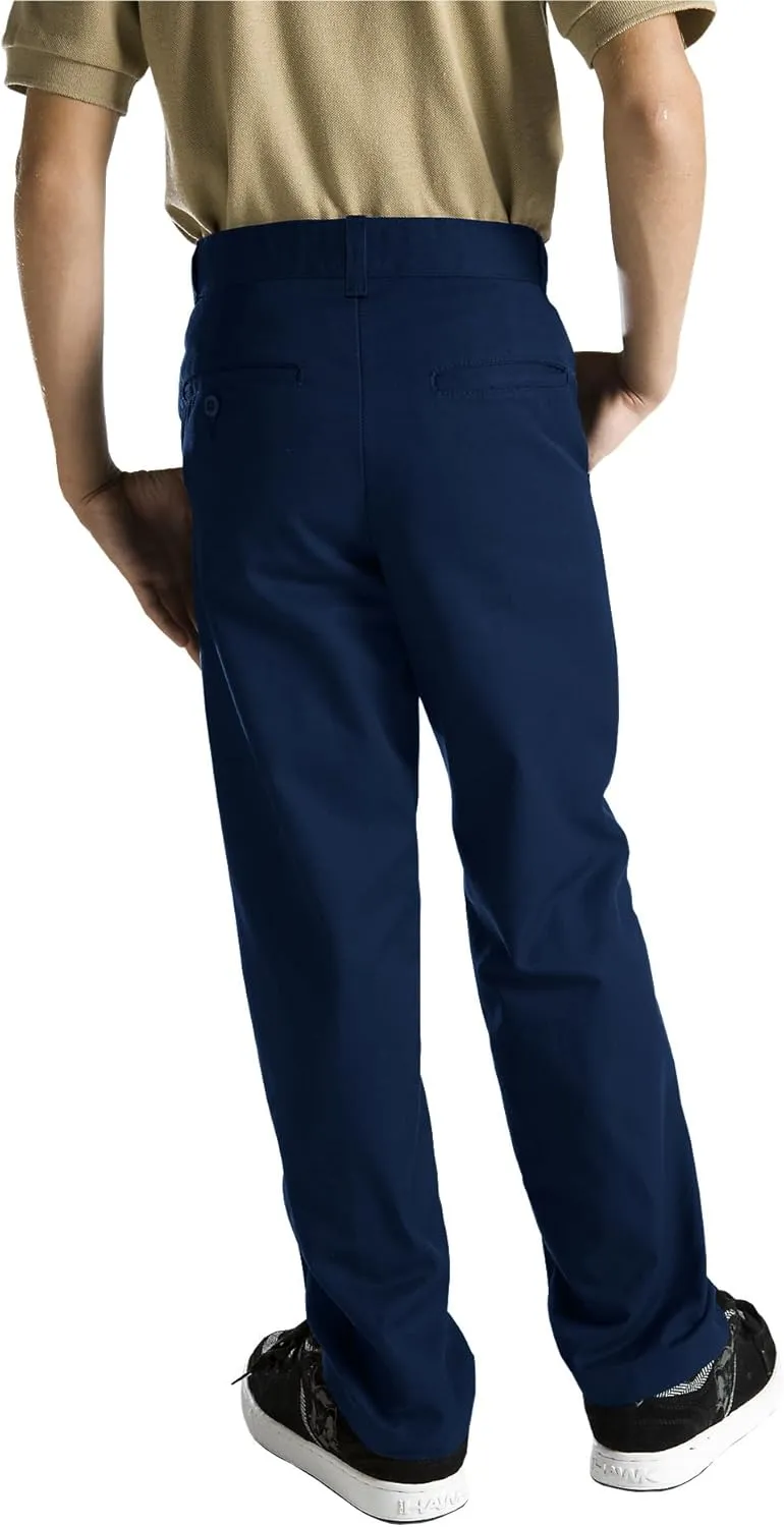 Dickies Boys' Classic Flat Front Pant (Little Boy, Big Boy, & Slim Sizes)