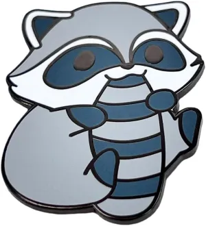 Enamel Pin,Cartoon Raccoon Lapel Pin,Cute Animal Badge,Novelty Fashion Brooch,Gift for Nature Lover Animal Enthusiasts Teens Friends Family,Daily Wear Accessory,DIY Decor Jewelry