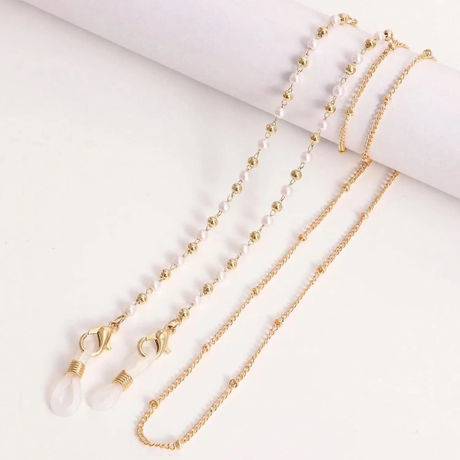 Ettika Glasses Strap. Eyeglasses Chains For Reading Glasses for Women. Gold Tone or Rhodium Cord. Jewelry, Accessory