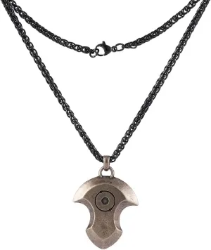 Final Fantasy XIV Real Stainless Steel Dark Knight Red Mage Reaper White Mage Dancer Soul Crystal Necklace Charm Endwalker Final Fantasy 14 Job Stone Necklaces FF14