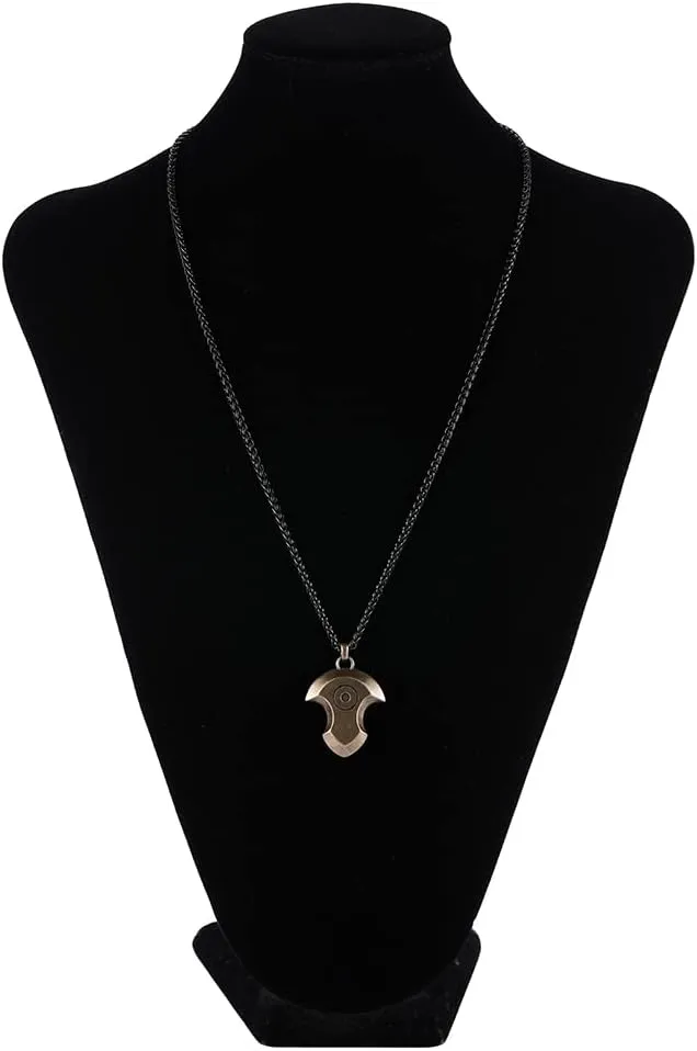 Final Fantasy XIV Real Stainless Steel Dark Knight Red Mage Reaper White Mage Dancer Soul Crystal Necklace Charm Endwalker Final Fantasy 14 Job Stone Necklaces FF14