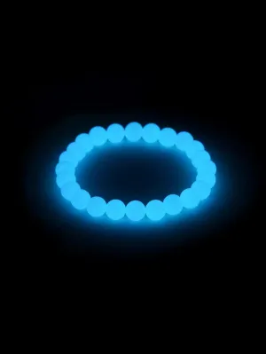 Glow in The Dark Beaded Bracelet Women Bracelet Stackable Bracelet Crafted-Default