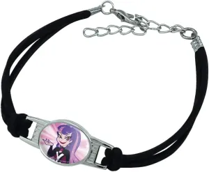 GRAPHICS & MORE DC Super Hero Girls Zatanna Novelty Suede Leather Metal Bracelet