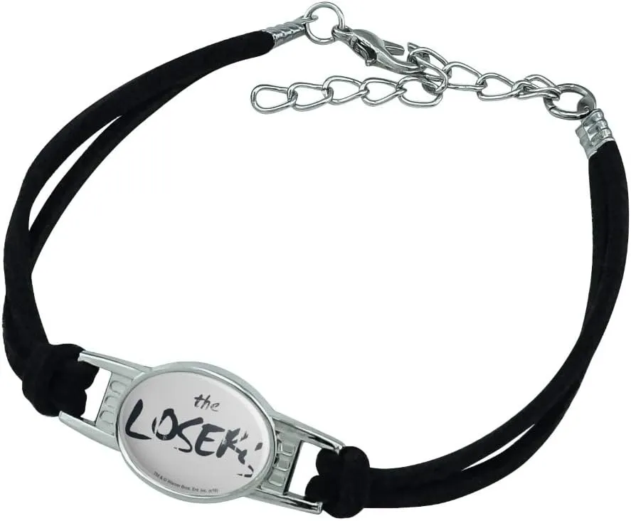 GRAPHICS & MORE IT: Chapter 2 The Losers Novelty Suede Leather Metal Bracelet