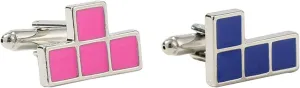 Groom Cufflinks Silver, Cufflinks Sets for Men Rectangular Stripes Alloy Fashion Jewelry for Men