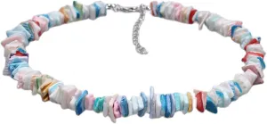 Handmade Shell Seashell Chip Beaded Hawaiian Style Adjustable Choker Necklace Natural Puka Summer Beach Surfer Clavicle Jewelry for Women Teens
