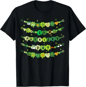 Happy St Patricks Day Friendship Bracelet Patricks Girl Kids T-Shirt