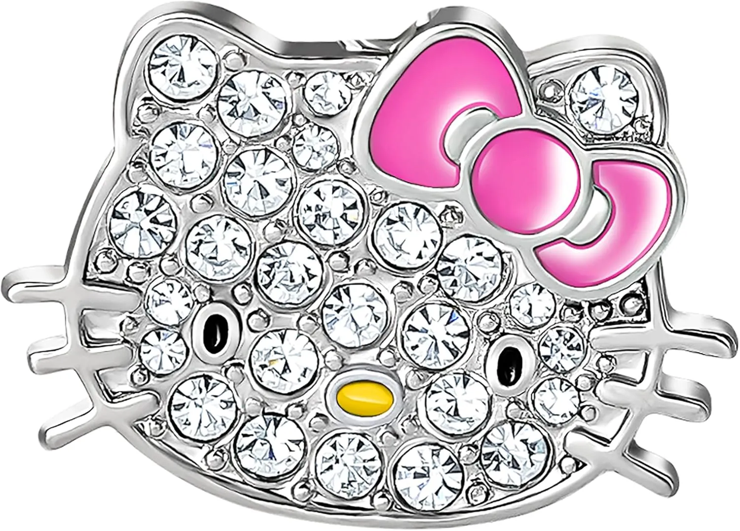 Hello Kitty Belly Button Ring 14g Stainless Steel Kawaii Belly Button Piercing Jewelry, Sanrio Official License