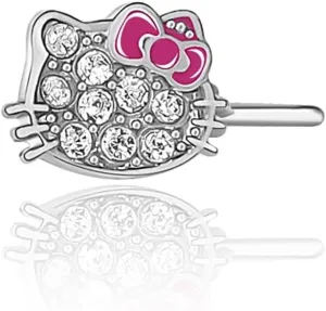 Hello Kitty Nose Rings 20g Stainless Steel L-Shape Kawaii Cute Nose Stud Officially Licensed Sanrio