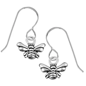 Honeybee Dangle Earrings | Fun Summer Earrings for Women and Girls in Sterling Silver