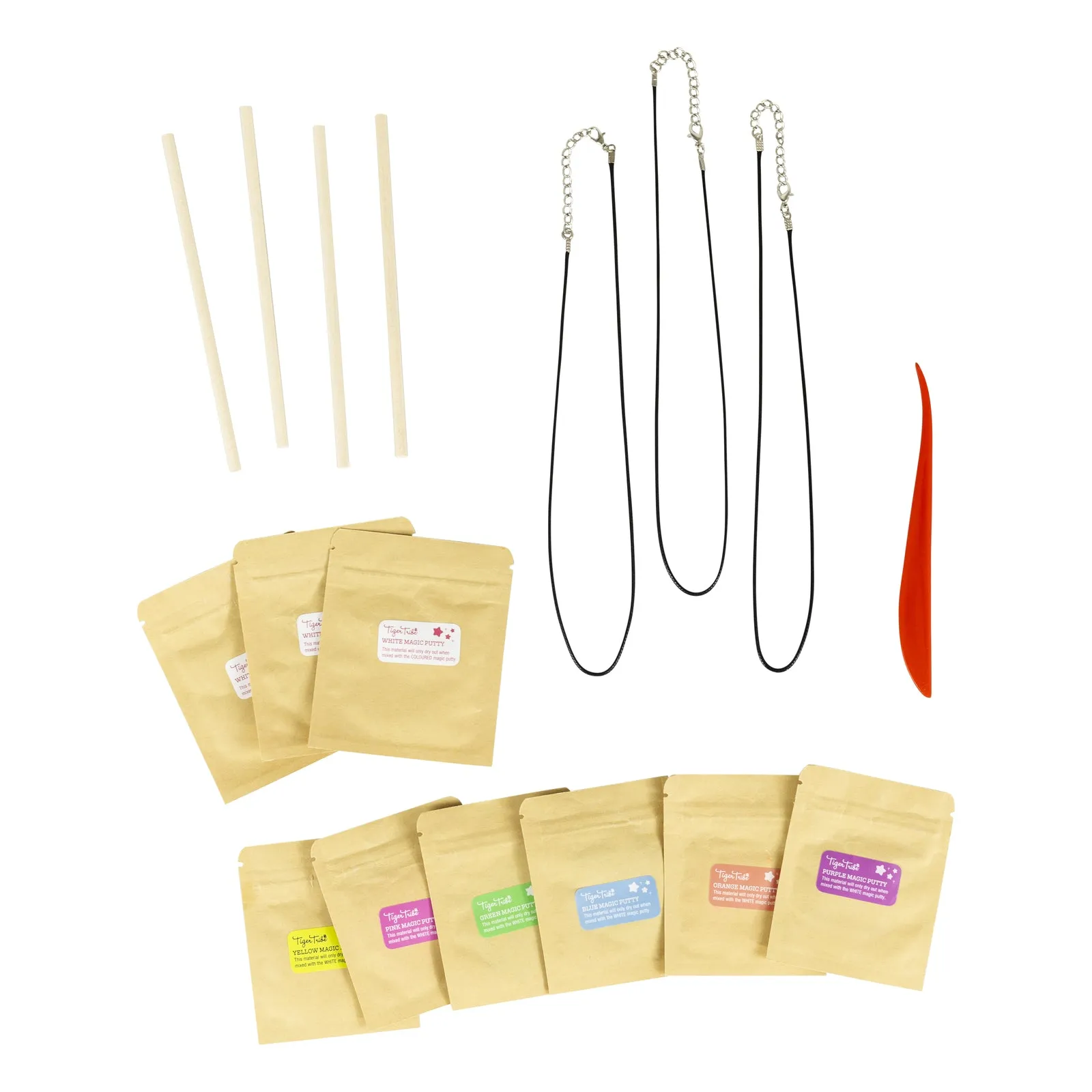 Jewellery Design Kit - Twisty Beads Necklaces