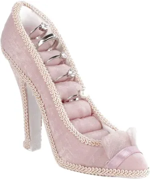 Jewelry Rack, Fashion Jewelry Display Stand Model Dress High-Heeled Shoes Earring Necklace Bracelet Ring Organizer for Girls Bridal Gift, 2 x 5.3 x 4.5in