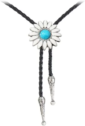 Joxevyia Bolo Tie for Men Southwestern Cowboy Bolo Ties Womens Rodeo Leather Necktie Vintage Bolo Tie