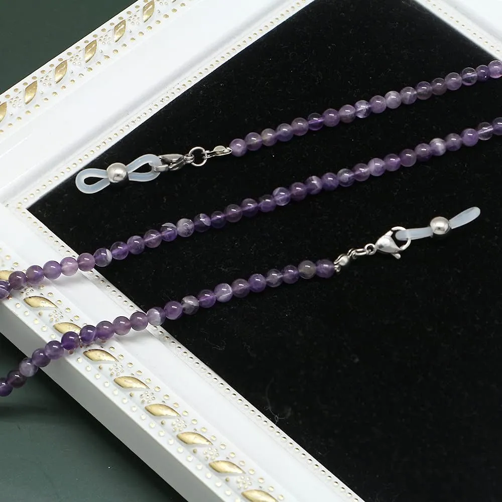 KAI Top Eyeglasses Fashion Beaded Face Mask Holder Lanyard for Women