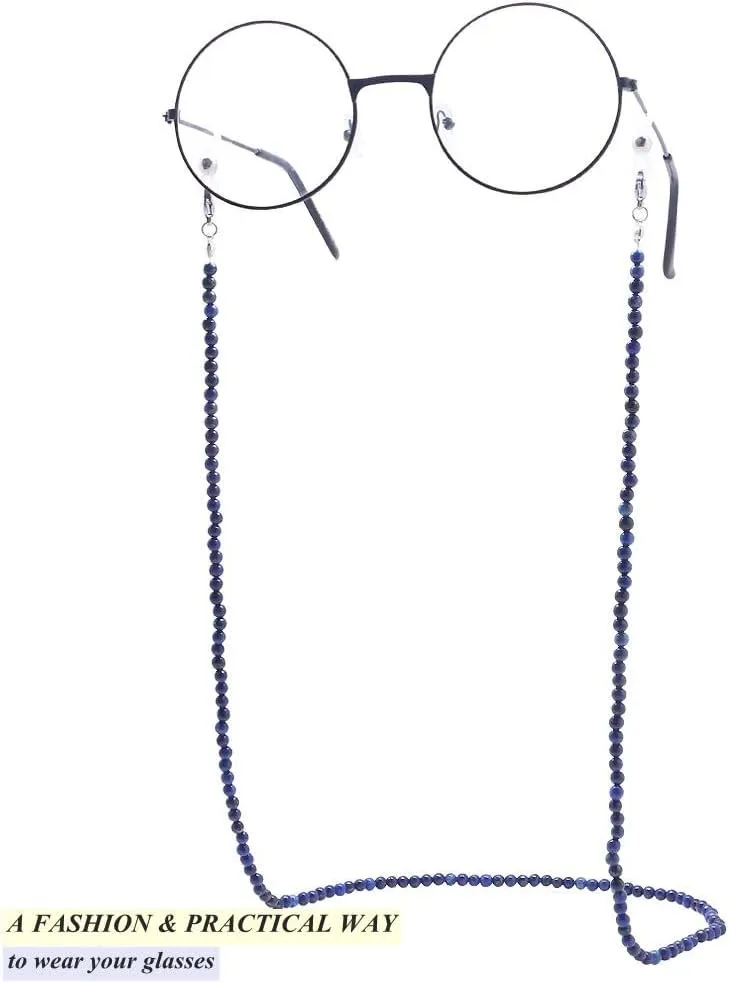 KAI Top Eyeglasses Fashion Beaded Face Mask Holder Lanyard for Women
