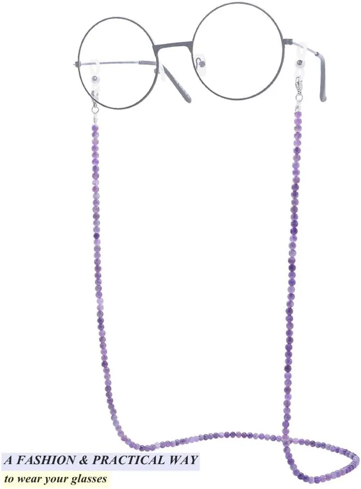 KAI Top Eyeglasses Fashion Beaded Face Mask Holder Lanyard for Women