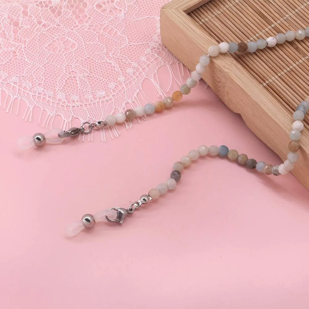 KAI Top Eyeglasses Fashion Beaded Face Mask Holder Lanyard for Women