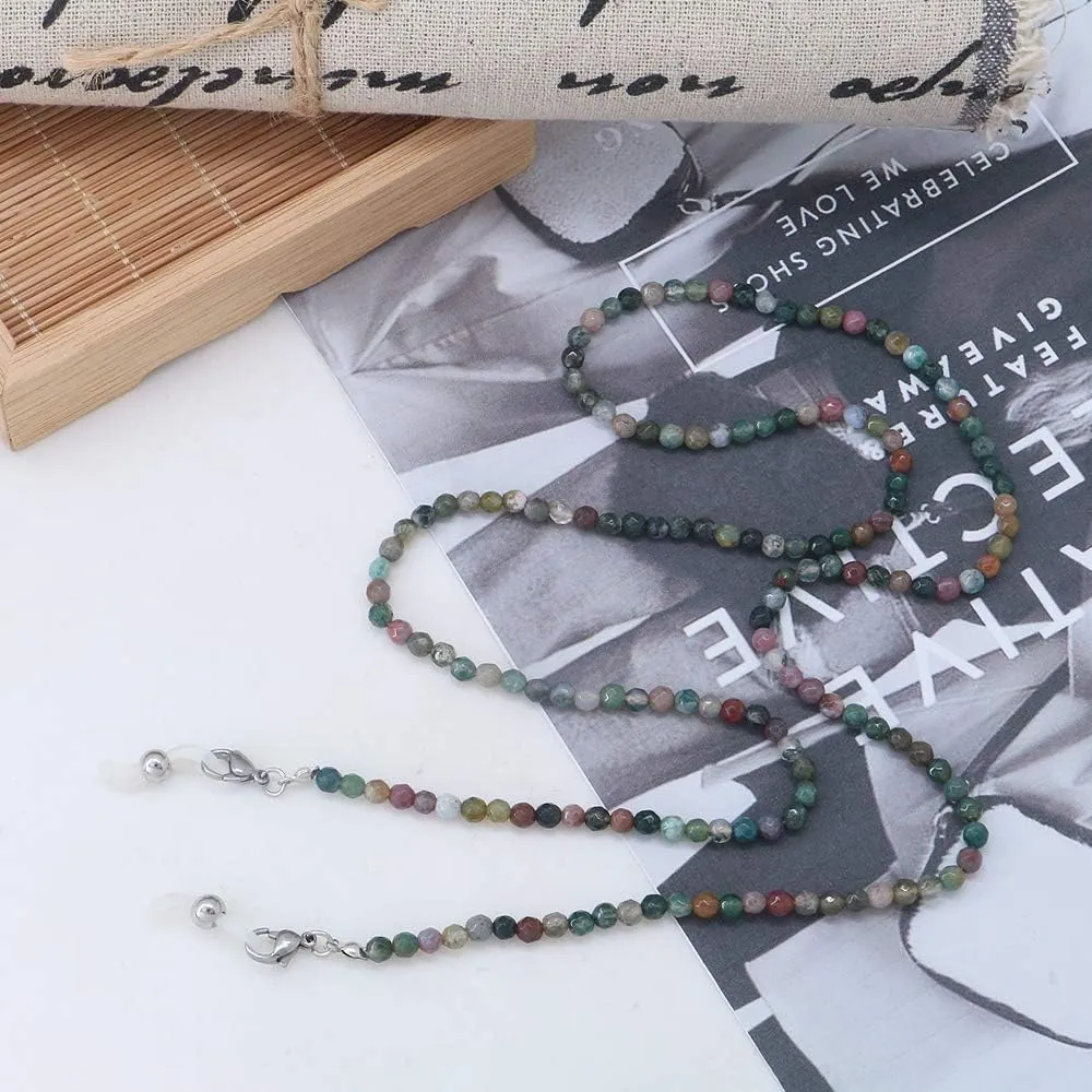 KAI Top Eyeglasses Fashion Beaded Face Mask Holder Lanyard for Women