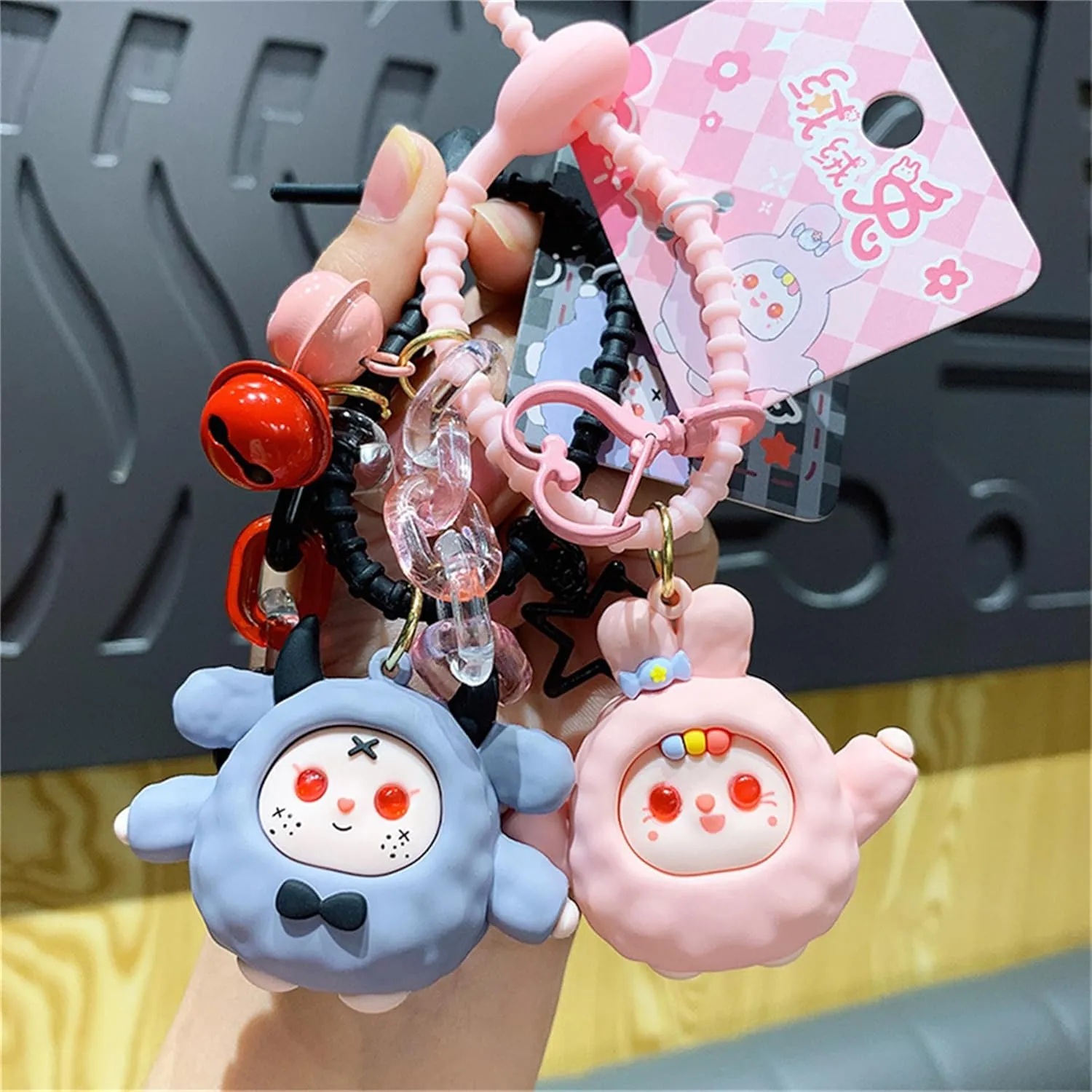 Kawaii Key Rings Accessories Purse Keychain Backpack For Car Keys Chains, Cute Girl Keychains For Kids Women Gifts