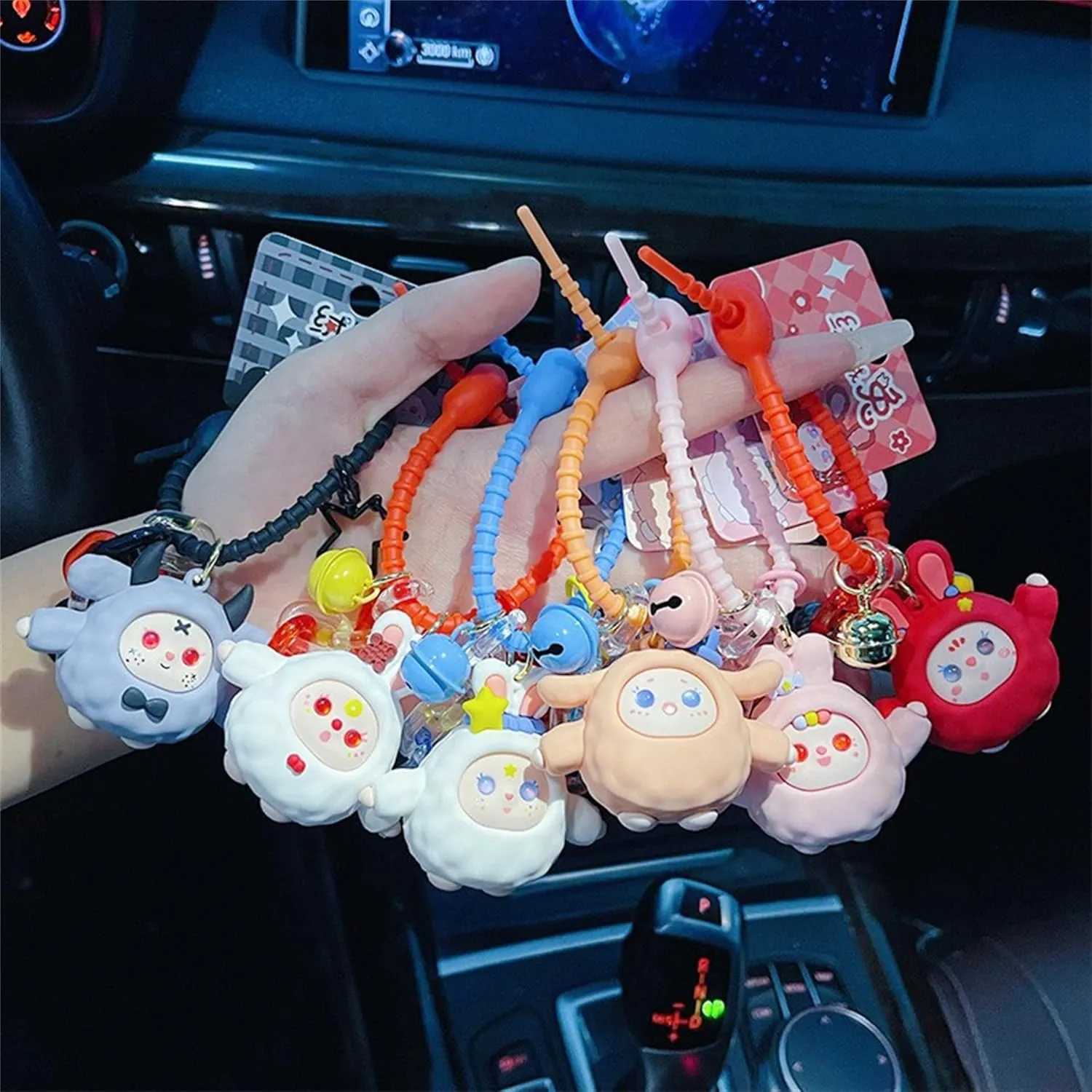 Kawaii Key Rings Accessories Purse Keychain Backpack For Car Keys Chains, Cute Girl Keychains For Kids Women Gifts